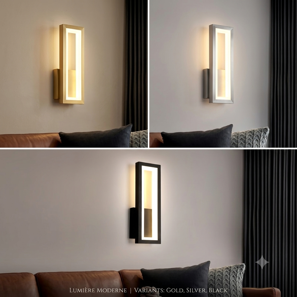 Modern Minimalist Wall Lamps Home Decor Living Room Bedroom Bedside 16W Ac96V-260V Led Sconce Black White Light Aisle Decoration