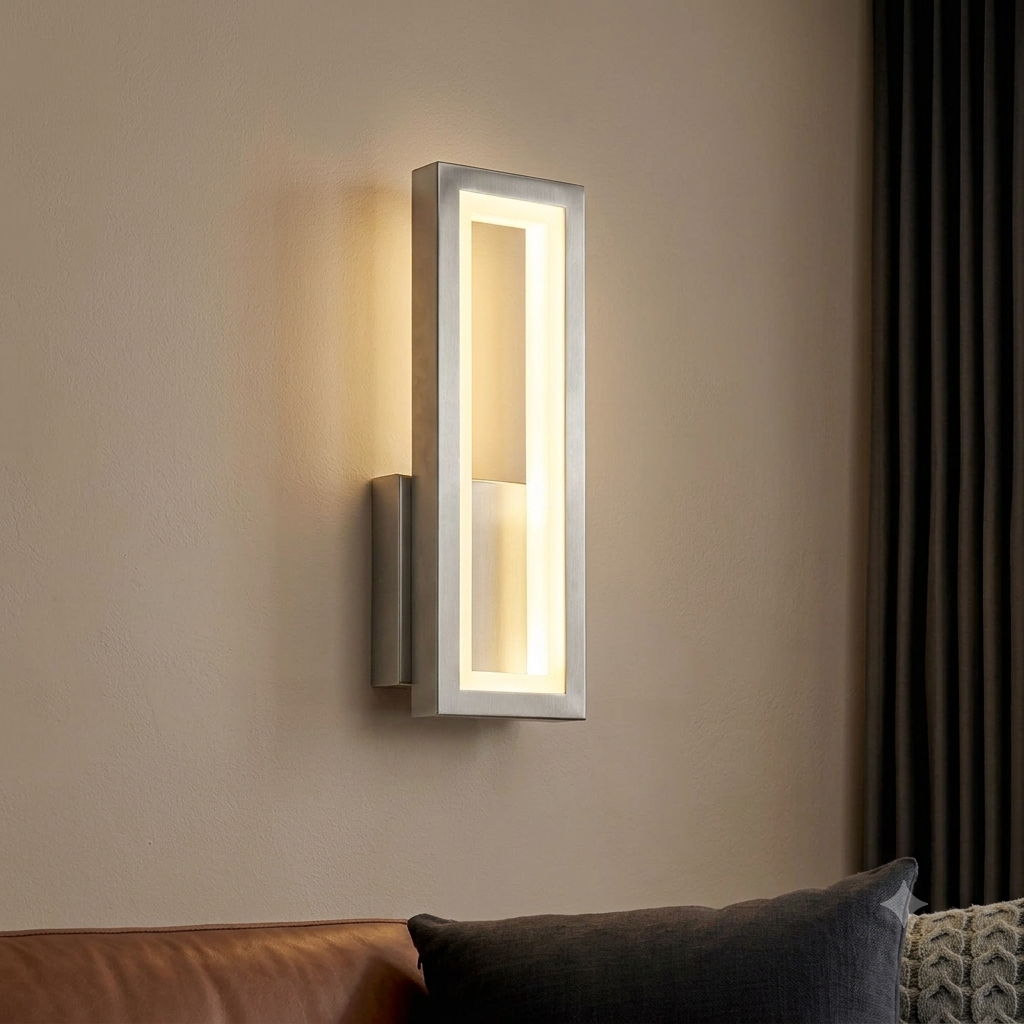 Modern Minimalist Wall Lamps Home Decor Living Room Bedroom Bedside 16W Ac96V-260V Led Sconce Black White Light Aisle Decoration